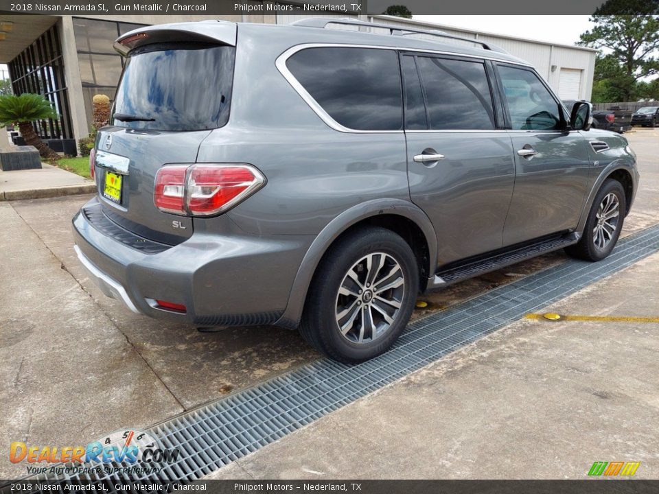 2018 Nissan Armada SL Gun Metallic / Charcoal Photo #3