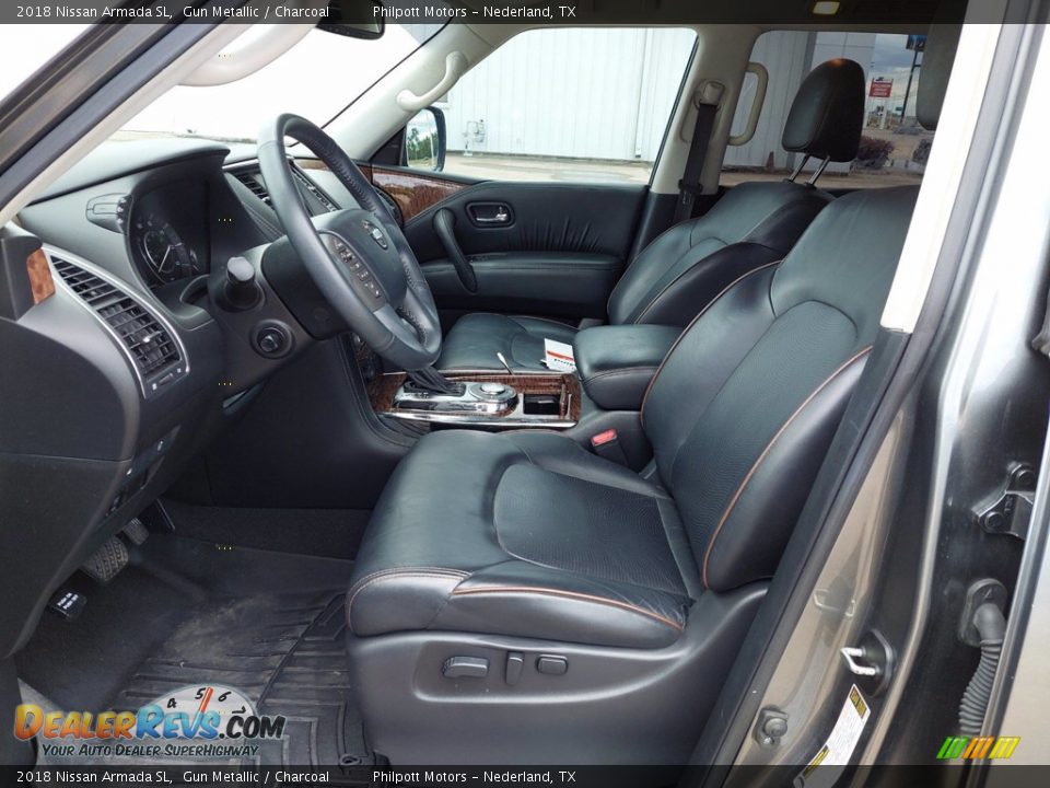 Charcoal Interior - 2018 Nissan Armada SL Photo #4