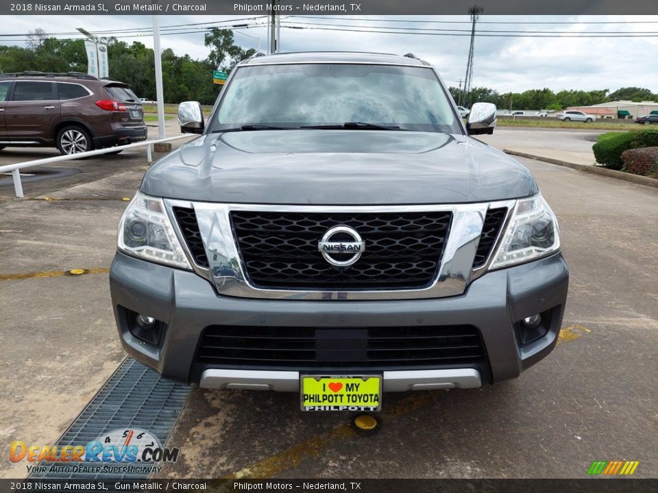 2018 Nissan Armada SL Gun Metallic / Charcoal Photo #9