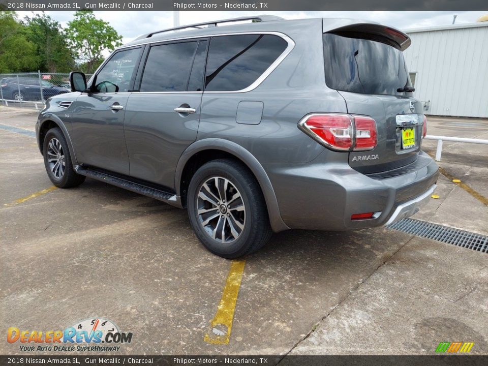 2018 Nissan Armada SL Gun Metallic / Charcoal Photo #11