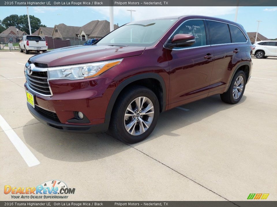 Ooh La La Rouge Mica 2016 Toyota Highlander LE Photo #2