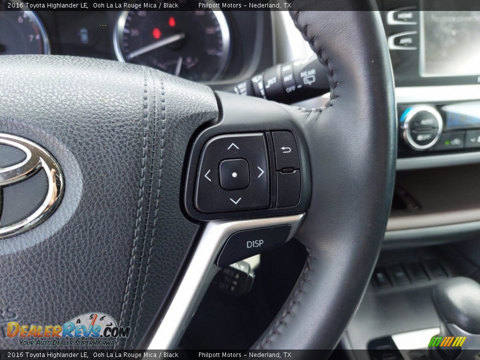 2016 Toyota Highlander LE Steering Wheel Photo #14