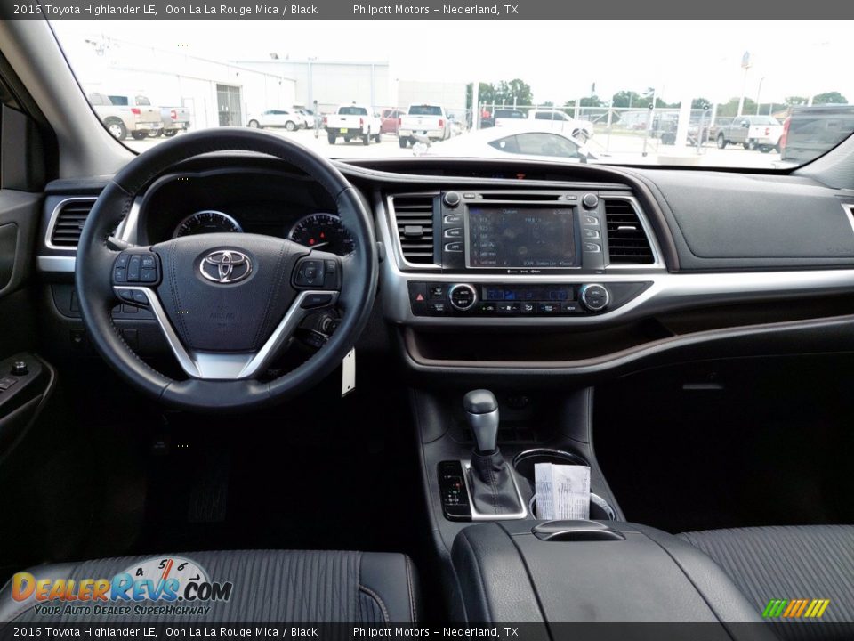 Dashboard of 2016 Toyota Highlander LE Photo #23