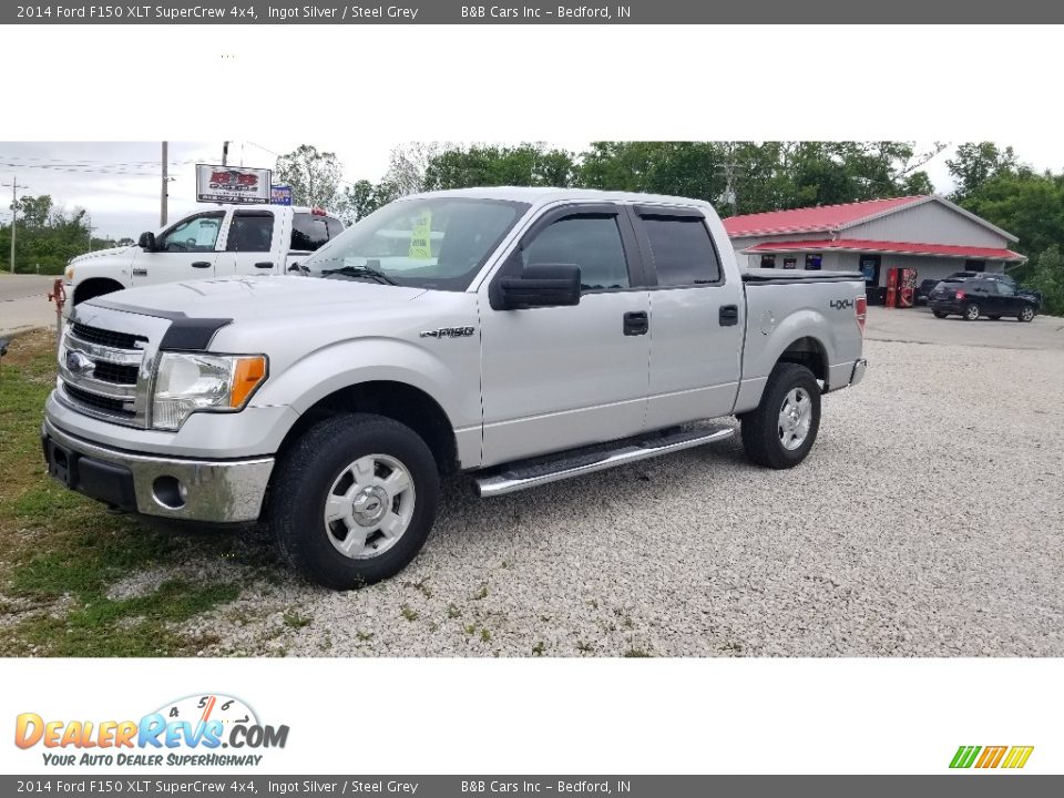 2014 Ford F150 XLT SuperCrew 4x4 Ingot Silver / Steel Grey Photo #1