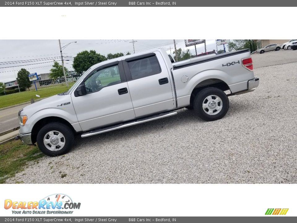 2014 Ford F150 XLT SuperCrew 4x4 Ingot Silver / Steel Grey Photo #2