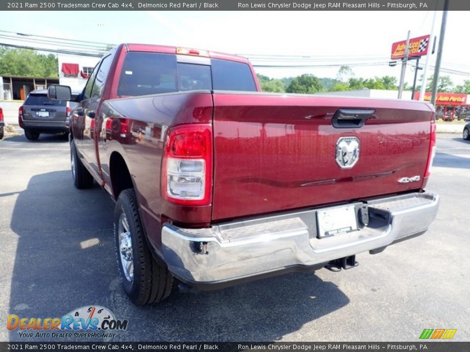 2021 Ram 2500 Tradesman Crew Cab 4x4 Delmonico Red Pearl / Black Photo #3