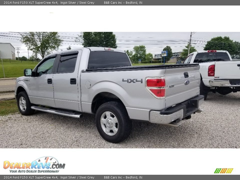 2014 Ford F150 XLT SuperCrew 4x4 Ingot Silver / Steel Grey Photo #3