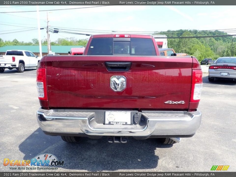 2021 Ram 2500 Tradesman Crew Cab 4x4 Delmonico Red Pearl / Black Photo #4