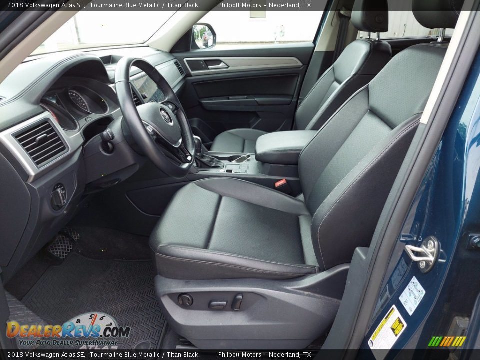 Titan Black Interior - 2018 Volkswagen Atlas SE Photo #4