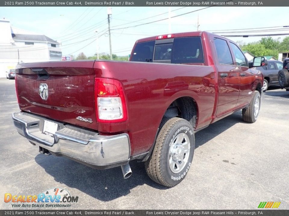 2021 Ram 2500 Tradesman Crew Cab 4x4 Delmonico Red Pearl / Black Photo #5