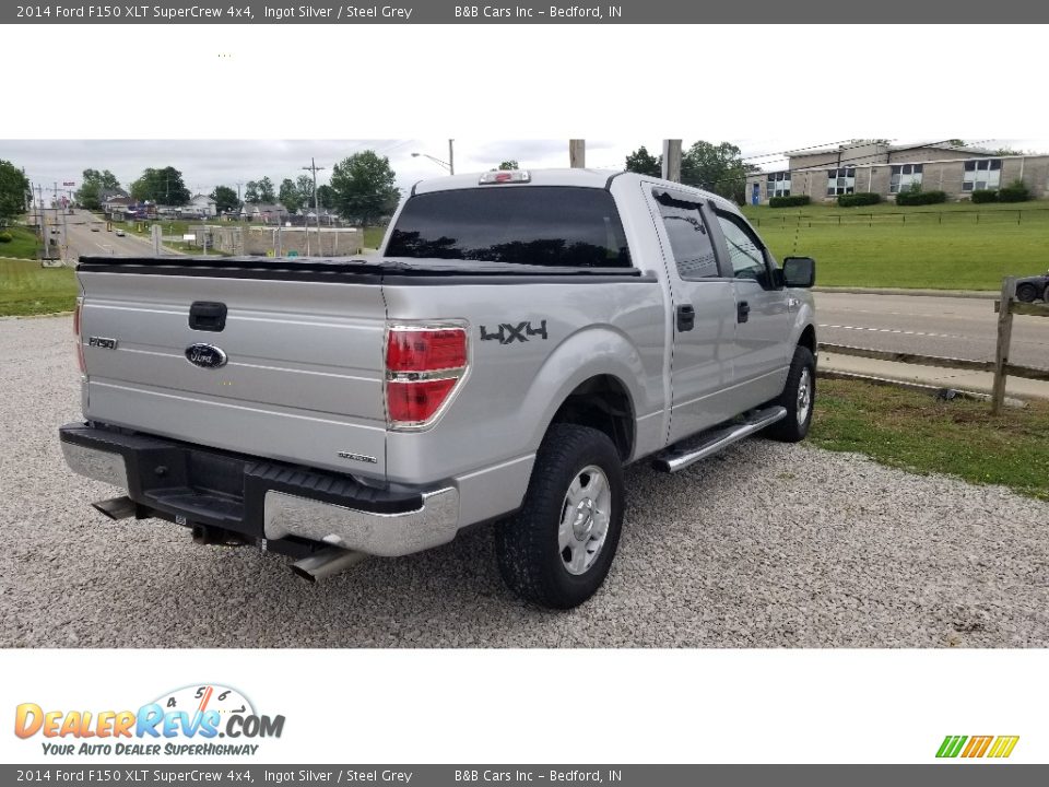 2014 Ford F150 XLT SuperCrew 4x4 Ingot Silver / Steel Grey Photo #5