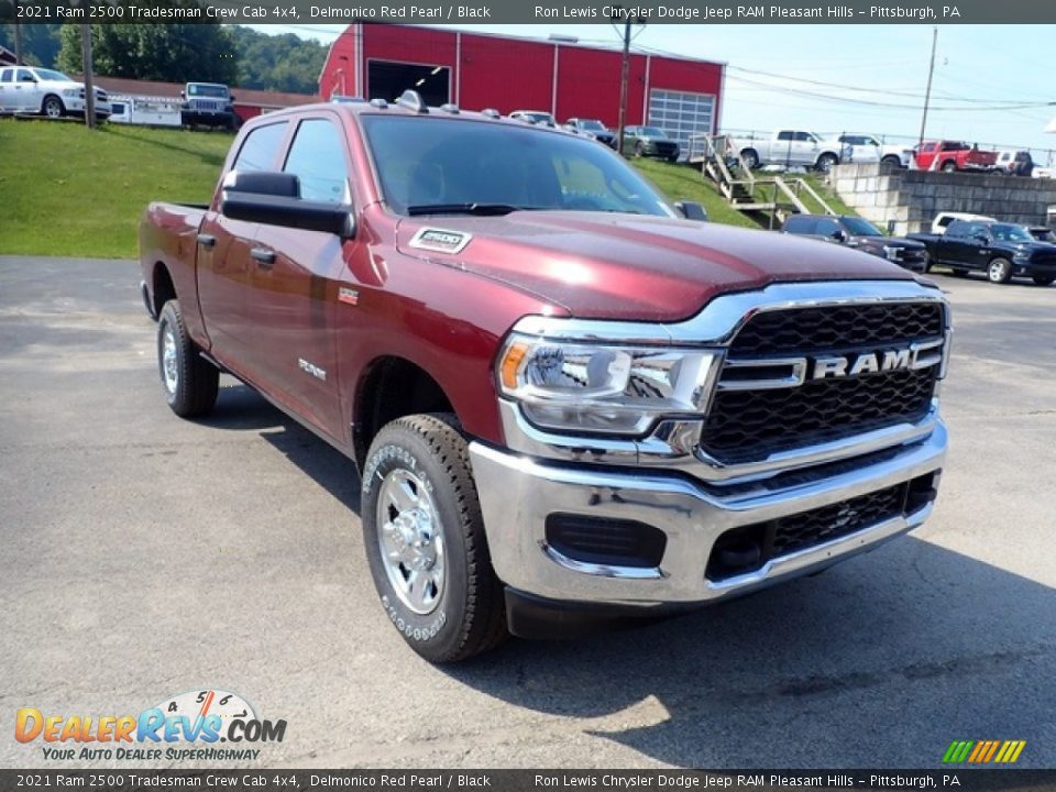 2021 Ram 2500 Tradesman Crew Cab 4x4 Delmonico Red Pearl / Black Photo #7