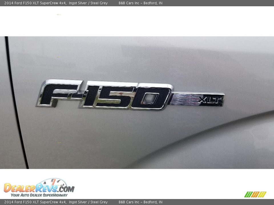 2014 Ford F150 XLT SuperCrew 4x4 Ingot Silver / Steel Grey Photo #7
