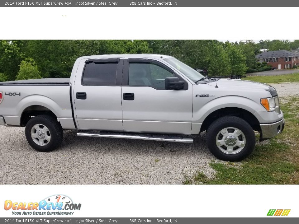 2014 Ford F150 XLT SuperCrew 4x4 Ingot Silver / Steel Grey Photo #26