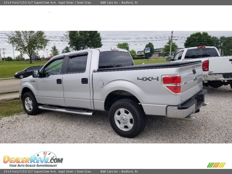 2014 Ford F150 XLT SuperCrew 4x4 Ingot Silver / Steel Grey Photo #27