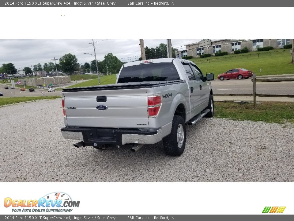 2014 Ford F150 XLT SuperCrew 4x4 Ingot Silver / Steel Grey Photo #28