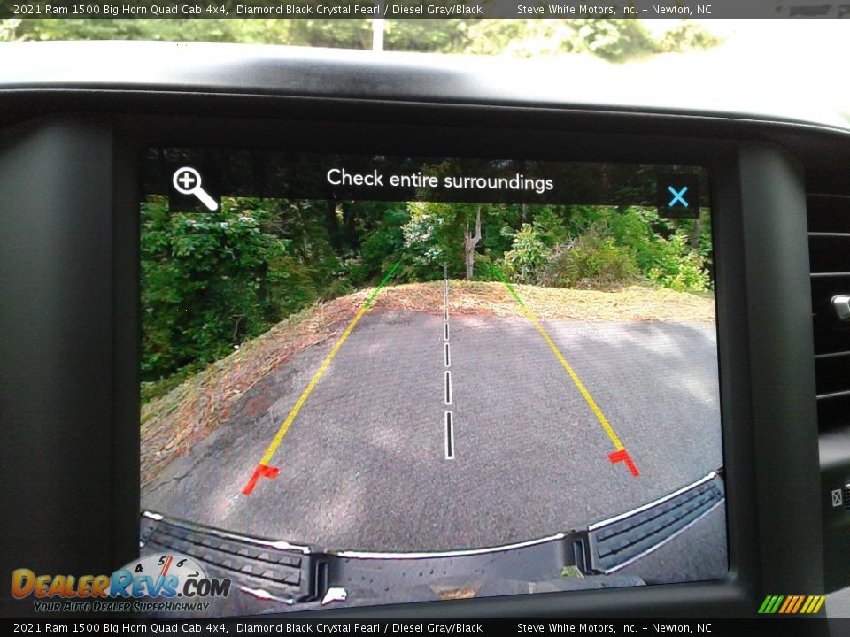 2021 Ram 1500 Big Horn Quad Cab 4x4 Diamond Black Crystal Pearl / Diesel Gray/Black Photo #24