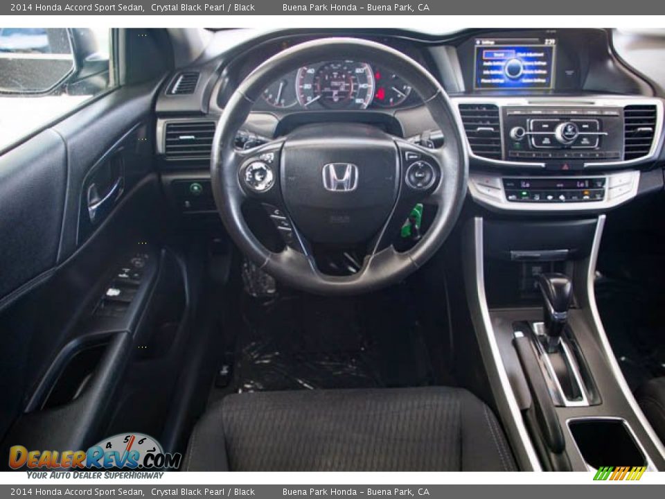 2014 Honda Accord Sport Sedan Crystal Black Pearl / Black Photo #5