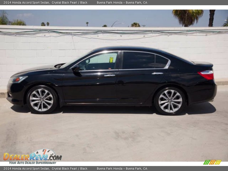 2014 Honda Accord Sport Sedan Crystal Black Pearl / Black Photo #8