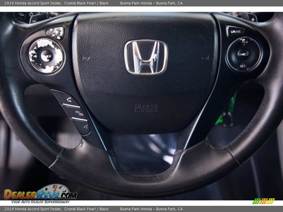 2014 Honda Accord Sport Sedan Crystal Black Pearl / Black Photo #13