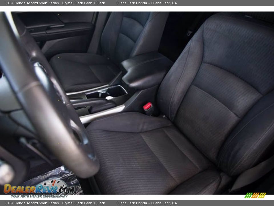2014 Honda Accord Sport Sedan Crystal Black Pearl / Black Photo #14
