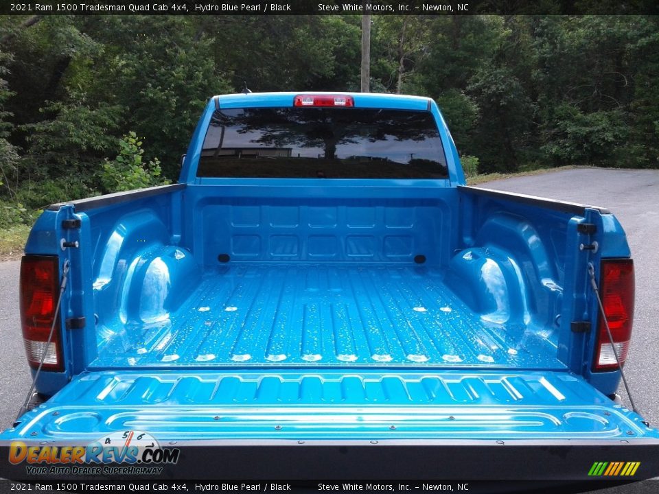 2021 Ram 1500 Tradesman Quad Cab 4x4 Hydro Blue Pearl / Black Photo #8