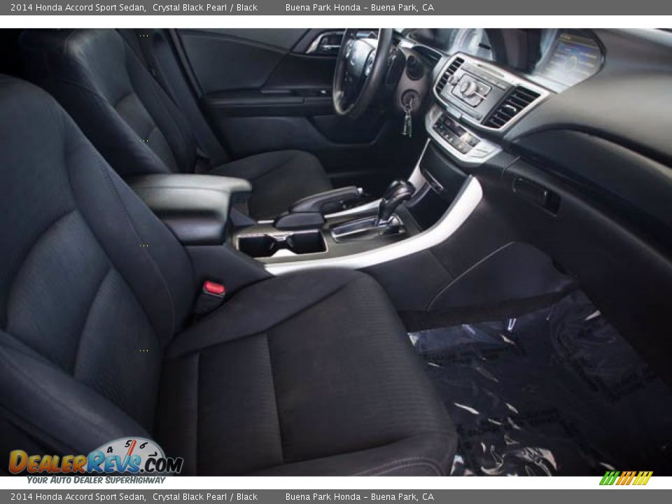 2014 Honda Accord Sport Sedan Crystal Black Pearl / Black Photo #19