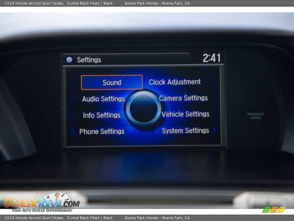 2014 Honda Accord Sport Sedan Crystal Black Pearl / Black Photo #21