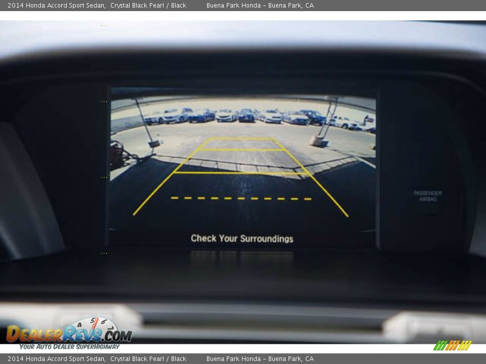 2014 Honda Accord Sport Sedan Crystal Black Pearl / Black Photo #22