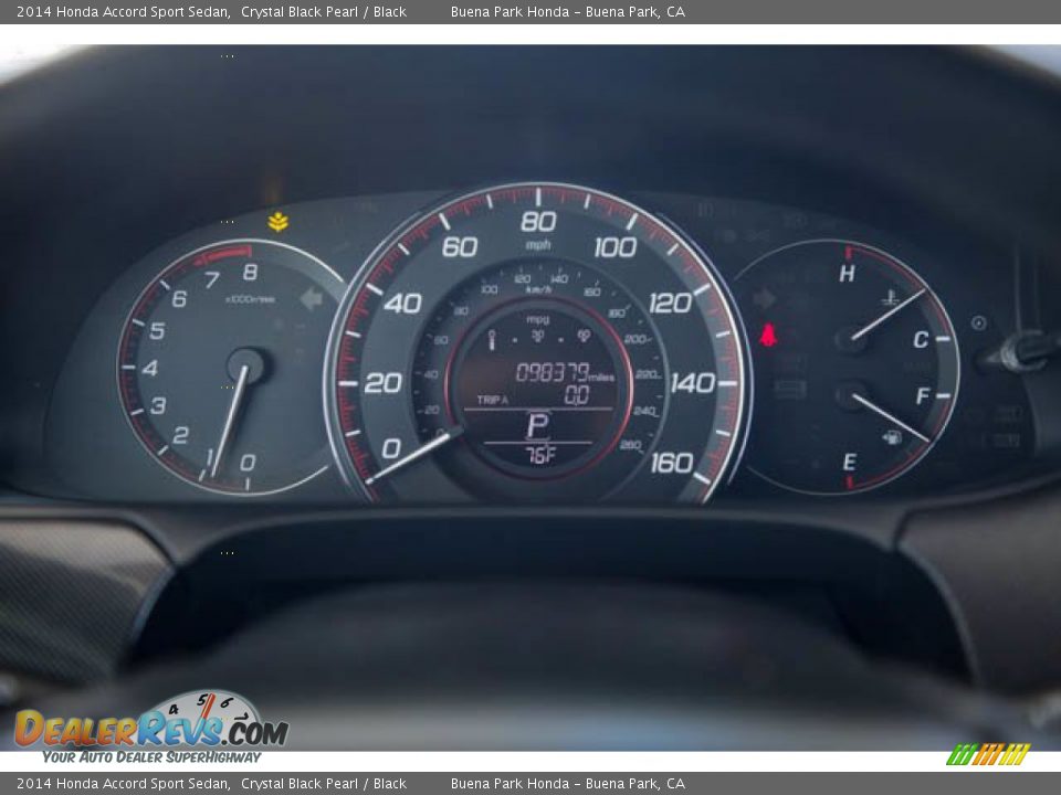 2014 Honda Accord Sport Sedan Crystal Black Pearl / Black Photo #23