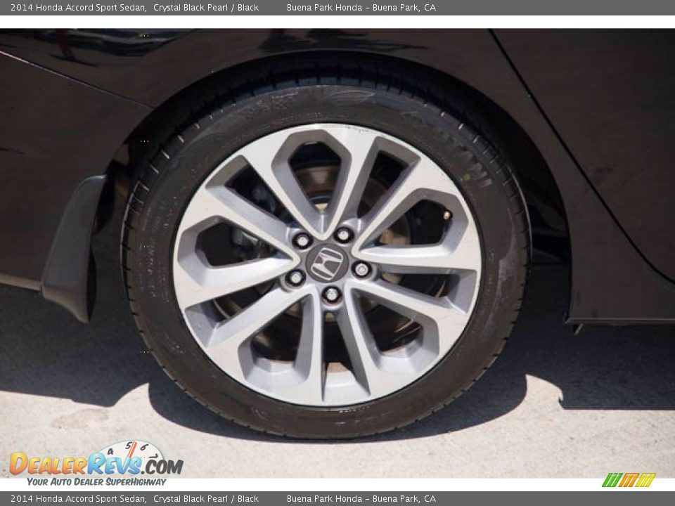 2014 Honda Accord Sport Sedan Crystal Black Pearl / Black Photo #30