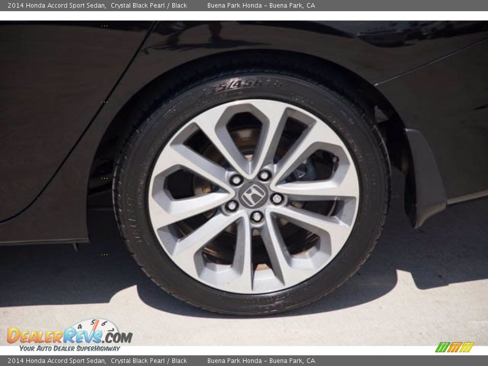 2014 Honda Accord Sport Sedan Crystal Black Pearl / Black Photo #32