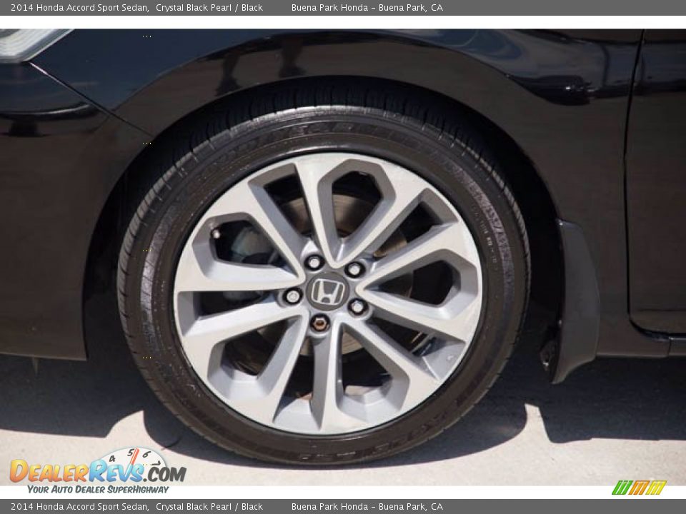 2014 Honda Accord Sport Sedan Crystal Black Pearl / Black Photo #33