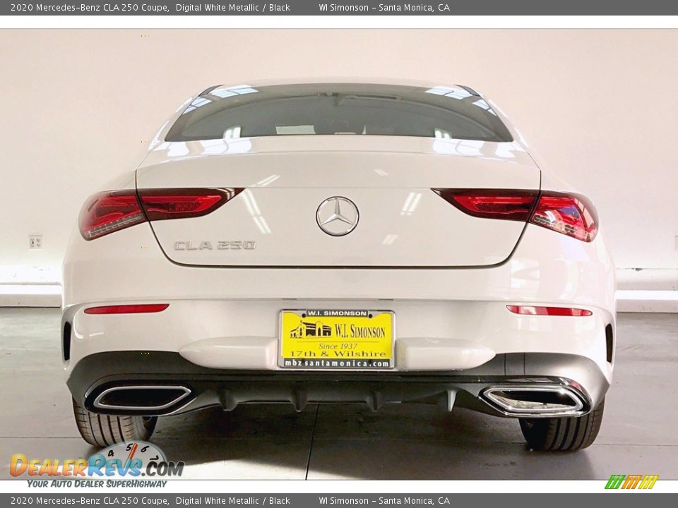 2020 Mercedes-Benz CLA 250 Coupe Digital White Metallic / Black Photo #3