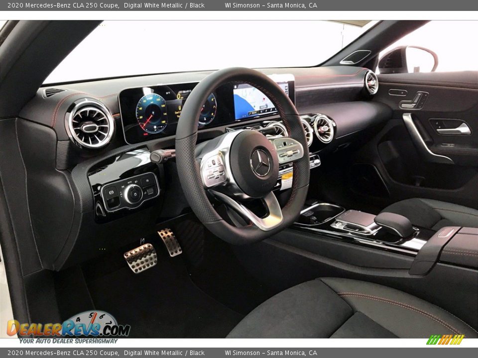 2020 Mercedes-Benz CLA 250 Coupe Digital White Metallic / Black Photo #4