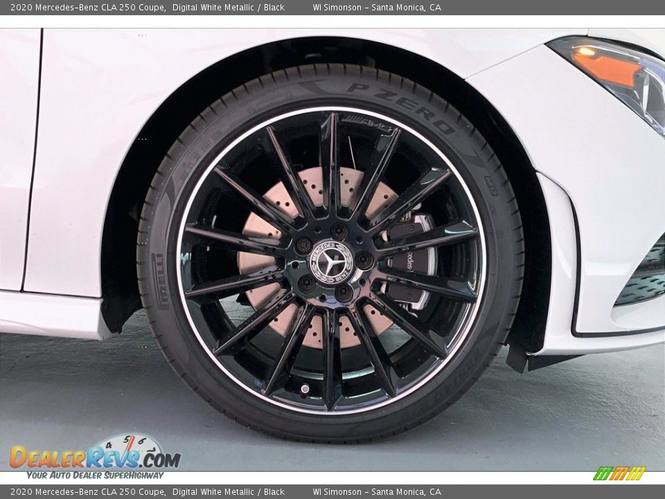 2020 Mercedes-Benz CLA 250 Coupe Digital White Metallic / Black Photo #9