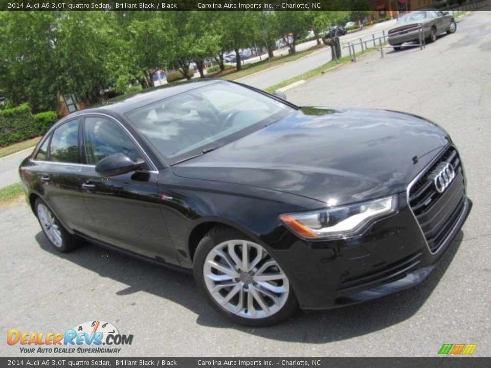 2014 Audi A6 3.0T quattro Sedan Brilliant Black / Black Photo #3