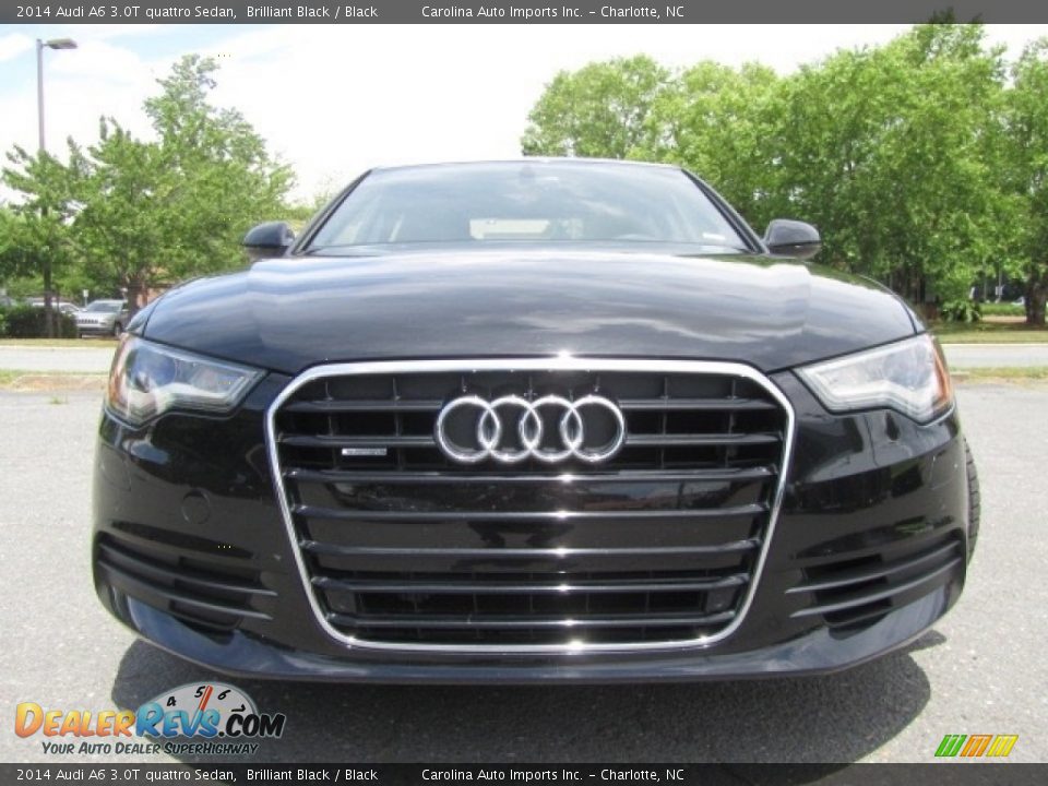 2014 Audi A6 3.0T quattro Sedan Brilliant Black / Black Photo #4