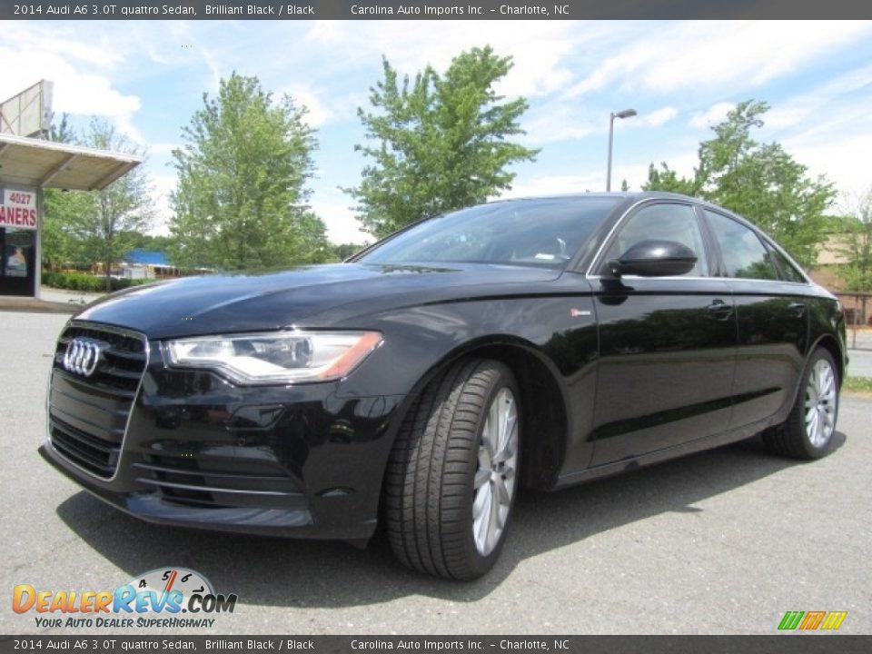 2014 Audi A6 3.0T quattro Sedan Brilliant Black / Black Photo #6