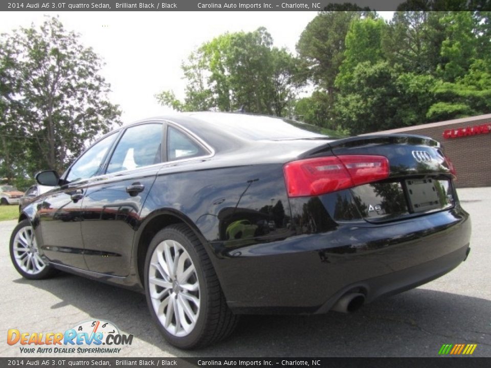 2014 Audi A6 3.0T quattro Sedan Brilliant Black / Black Photo #8