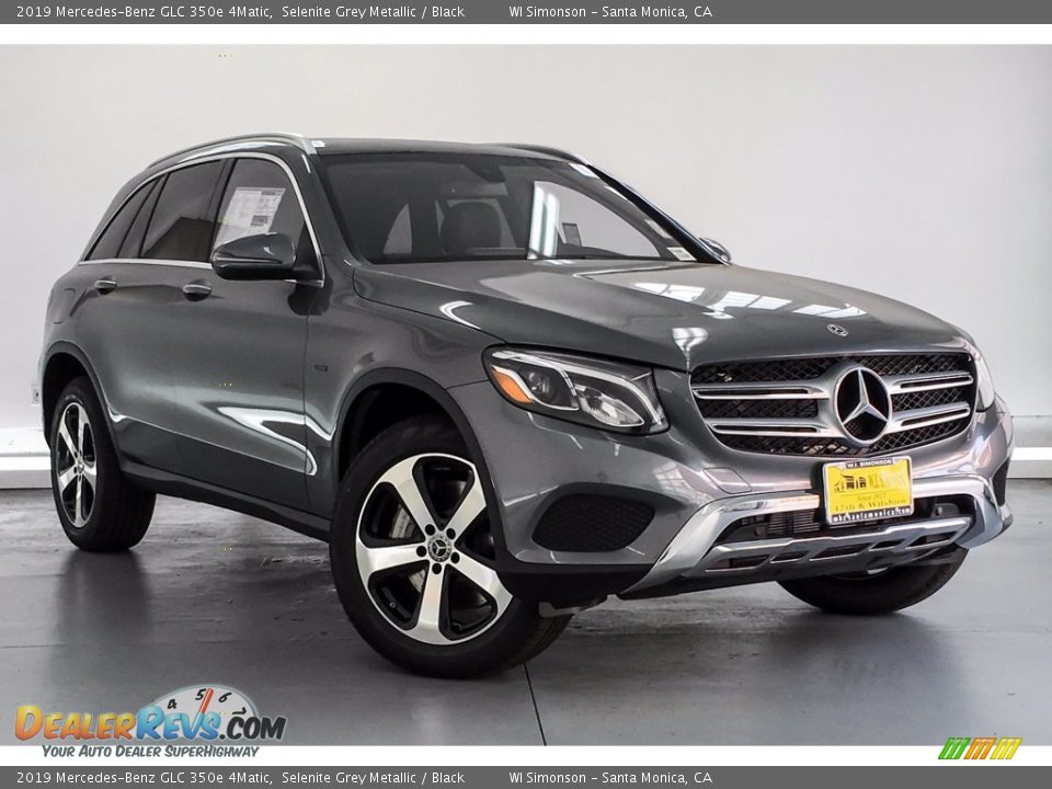 2019 Mercedes-Benz GLC 350e 4Matic Selenite Grey Metallic / Black Photo #12