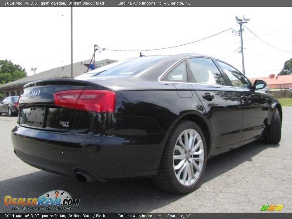 2014 Audi A6 3.0T quattro Sedan Brilliant Black / Black Photo #10