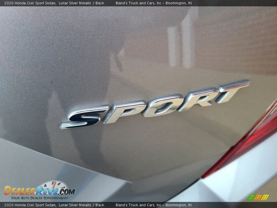 2020 Honda Civic Sport Sedan Lunar Silver Metallic / Black Photo #32