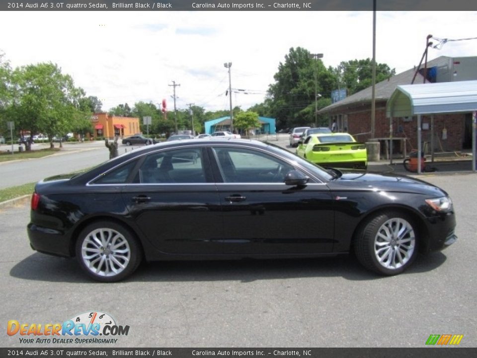 2014 Audi A6 3.0T quattro Sedan Brilliant Black / Black Photo #11