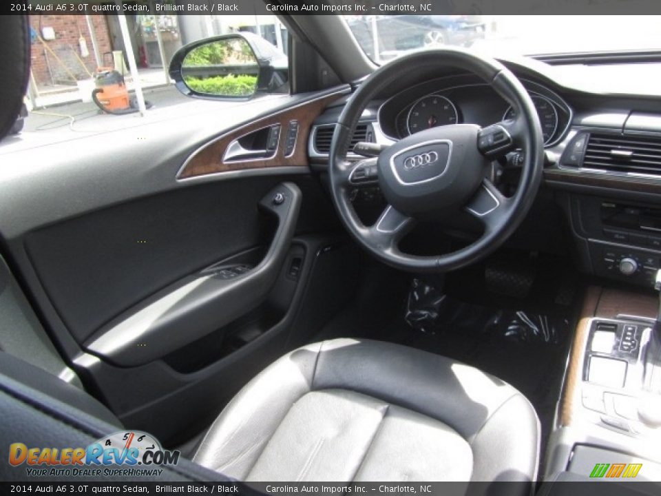 2014 Audi A6 3.0T quattro Sedan Brilliant Black / Black Photo #12