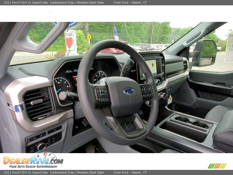 2021 Ford F150 XL SuperCrew Steering Wheel Photo #9