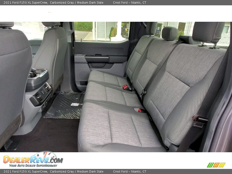 Rear Seat of 2021 Ford F150 XL SuperCrew Photo #16