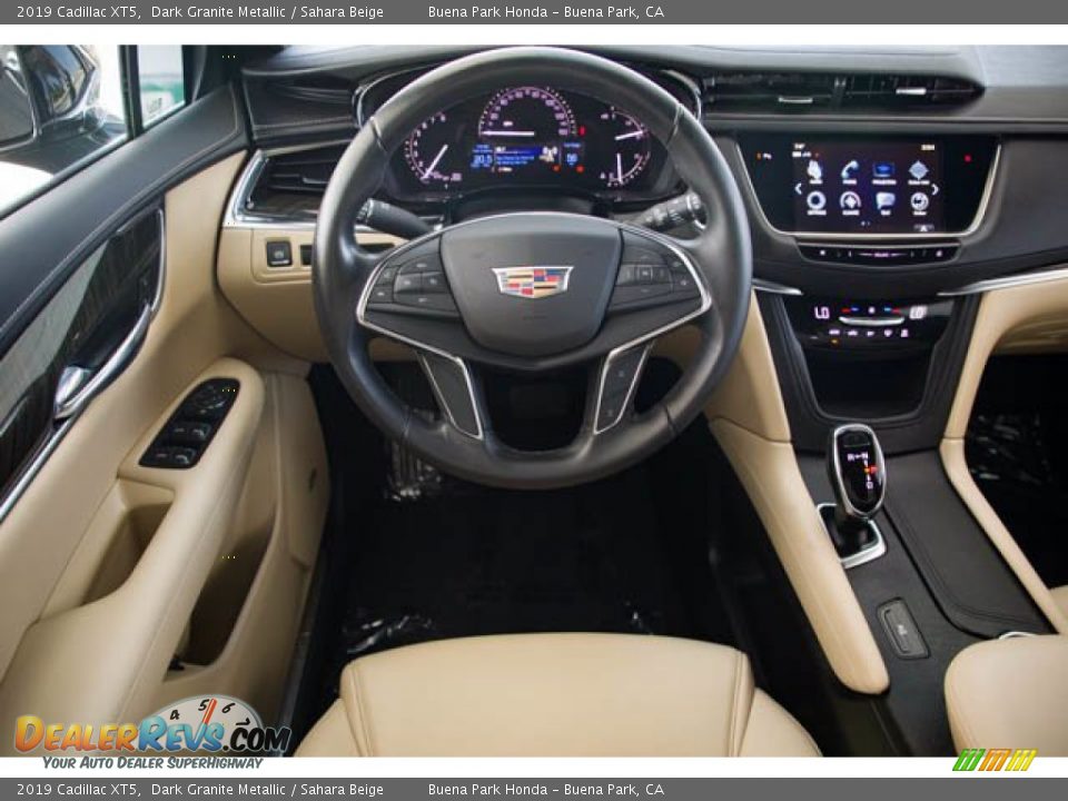 2019 Cadillac XT5 Dark Granite Metallic / Sahara Beige Photo #5