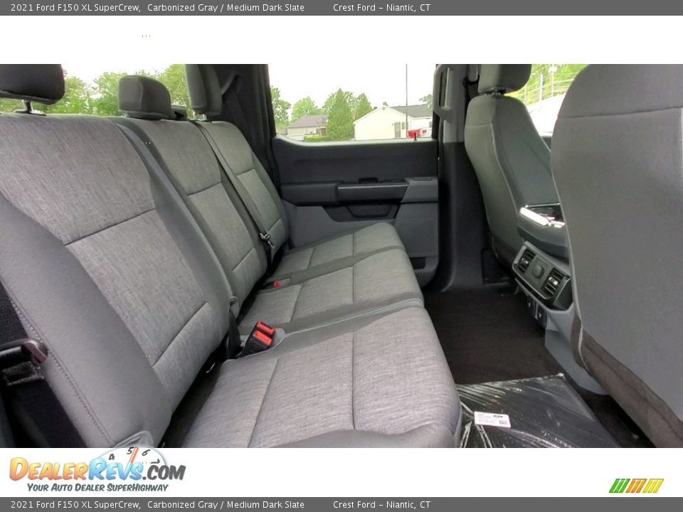 Rear Seat of 2021 Ford F150 XL SuperCrew Photo #22