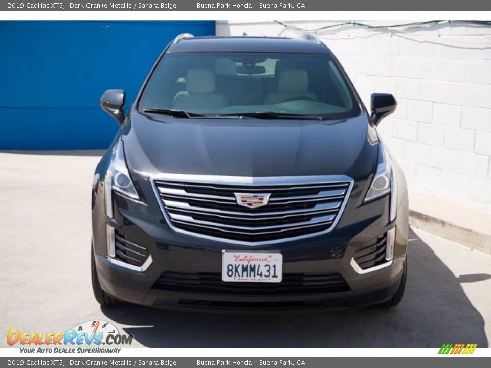 2019 Cadillac XT5 Dark Granite Metallic / Sahara Beige Photo #7